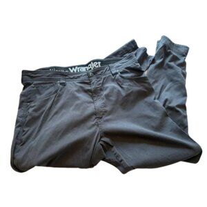 Wrangler ATG All Terrain Gear Cargo Pants 38x32 Black Nylon Stretch